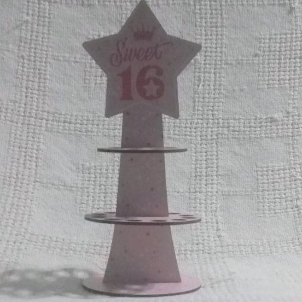 Sweet 16 Money holder cake topper